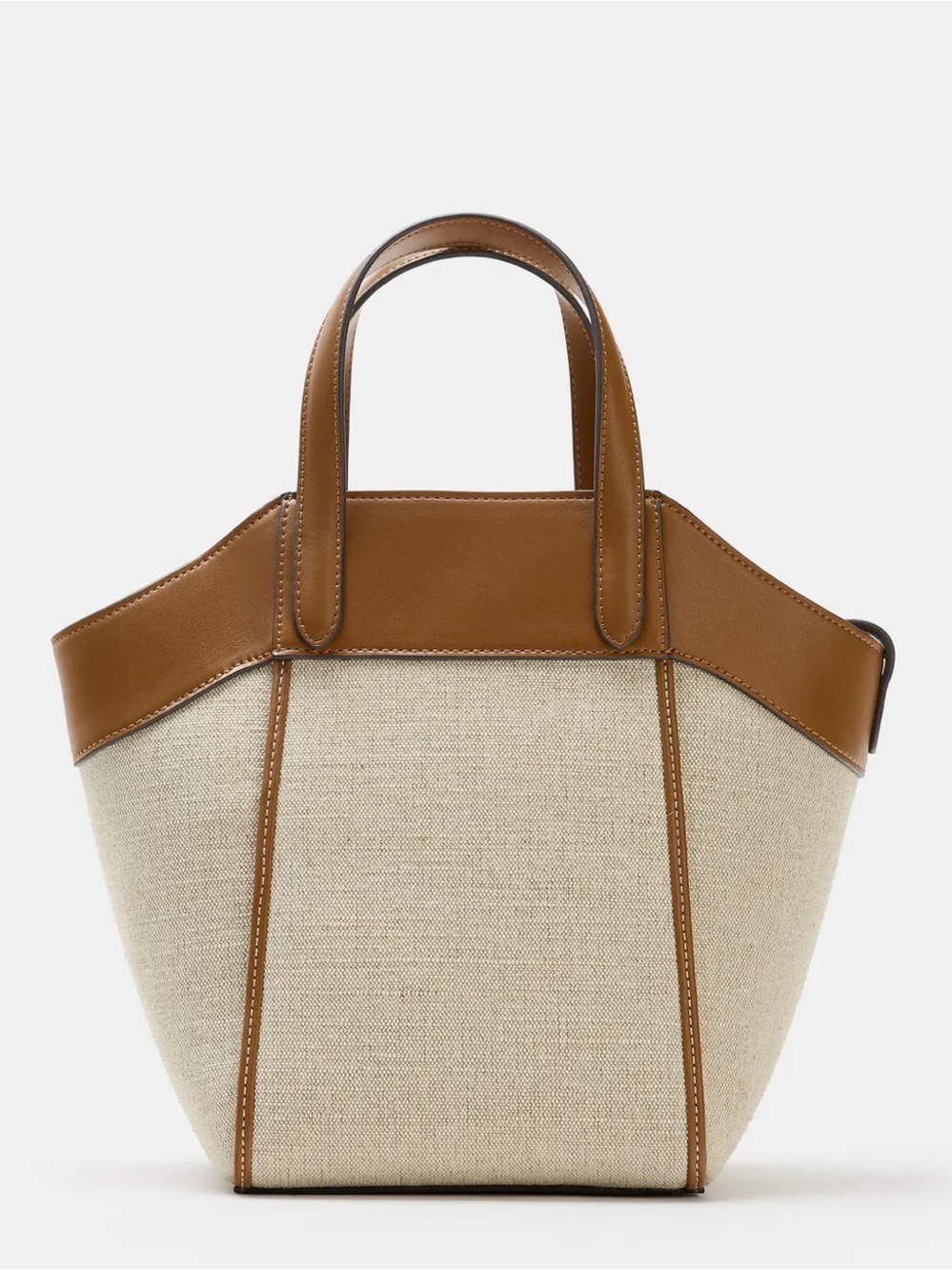 ZARA CANVAS CROSSBODY BAG